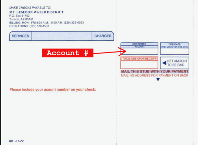 Billing Account Example